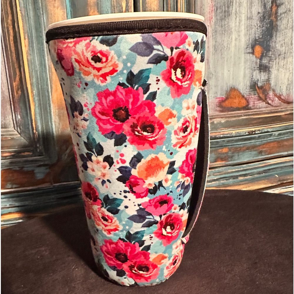 New Floral Large Drink Sleeve